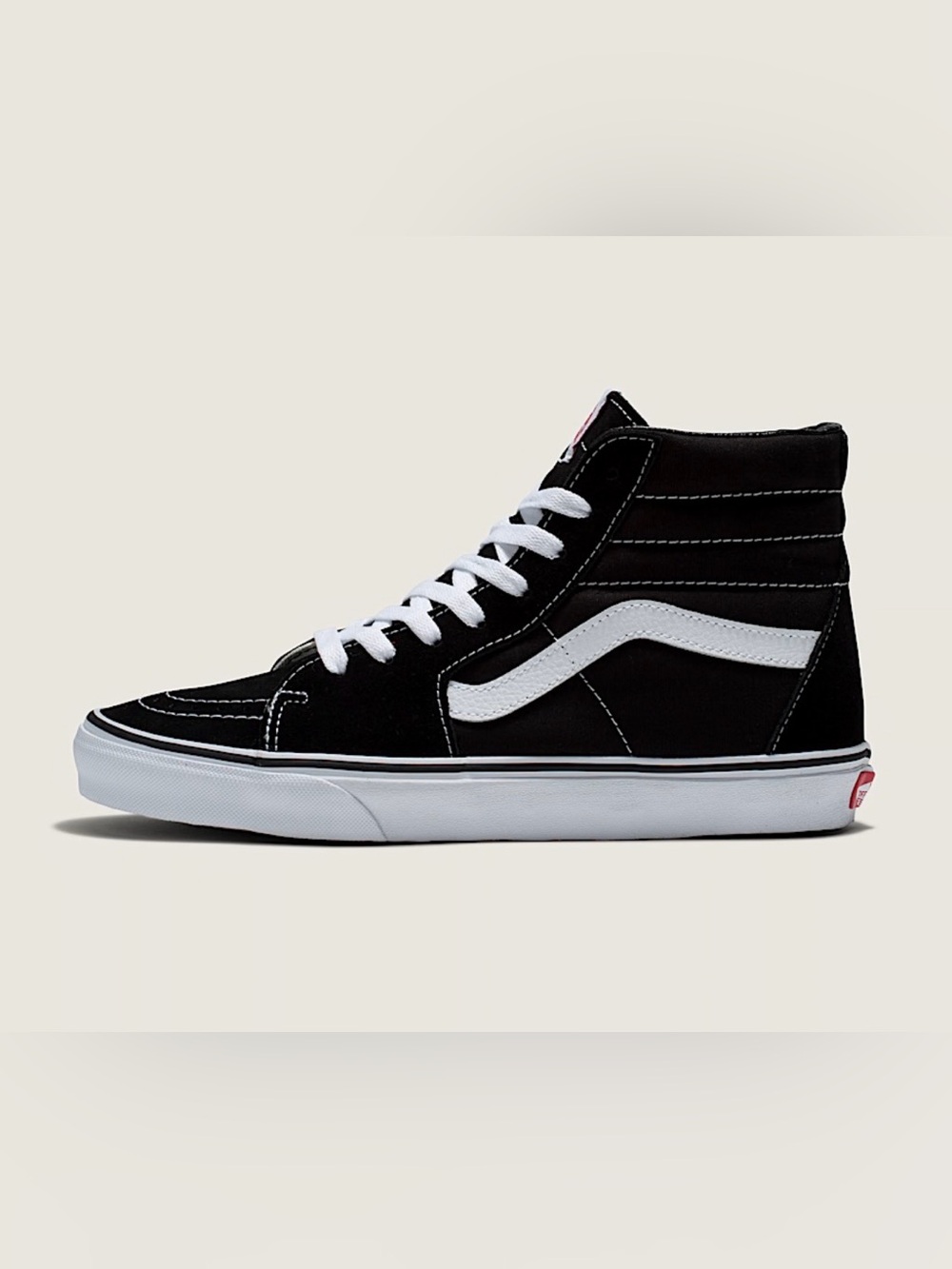 Vans Sk8-Hi High Top Sneakers - Black & White